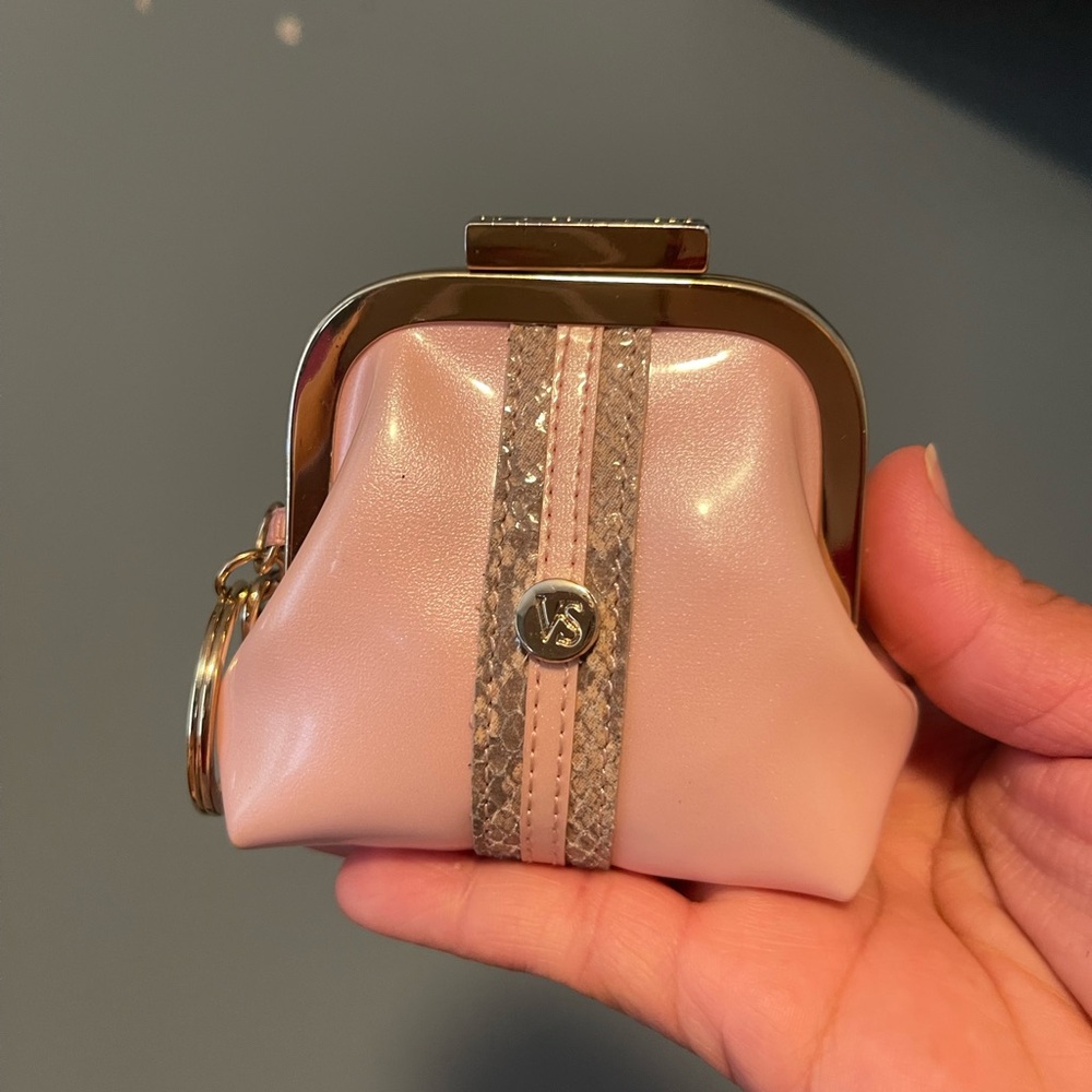 Victoria's Secret Pink Coin Purse with Metallic Accent vintage